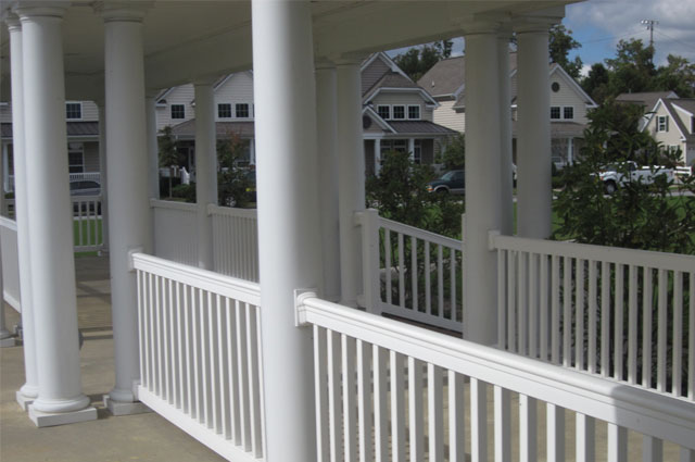 Falcon Vinyl Railing And Round Columns Two Lrg 