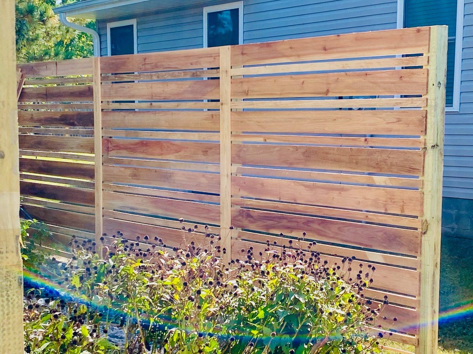 Board-on-board privacy fence